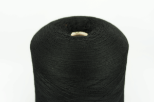 Бобинная Итальянская пряжа от Tollegno артикул NEW ROYAL цвет 9/10008 NERO ( Чёрный ) 