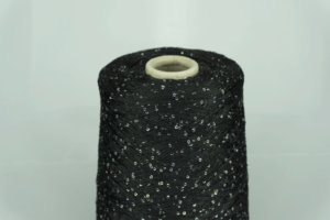COFIL S.R.L.  Art. PAILLETTES  Col. 7602 NERO ( Чёрный с голографическими пайетками ) 