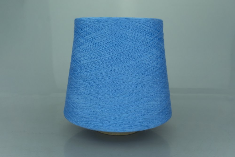 POZZI ELECTA. Art. SILKTEN Col. 1017 ( Васильковый ) Состав: 70% Тенсель ( Tencel ), 45% Шёлк ( SE ). Метраж пряжи: 2600м/100гр. ( 2/52 )