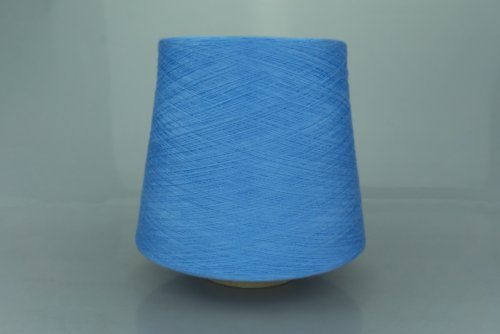 POZZI ELECTA.  Art. SILKTEN  Col. 1017 ( Васильковый )  Состав: 70% Тенсель ( Tencel ), 45% Шёлк ( SE ).  Метраж пряжи: 2600м/100гр. ( 2/52 ) 